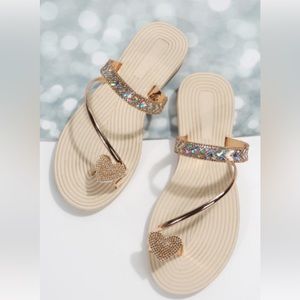 Heart of Hearts Slip on Sandals